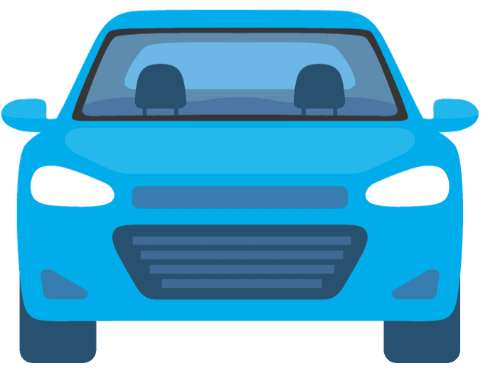 carro azul