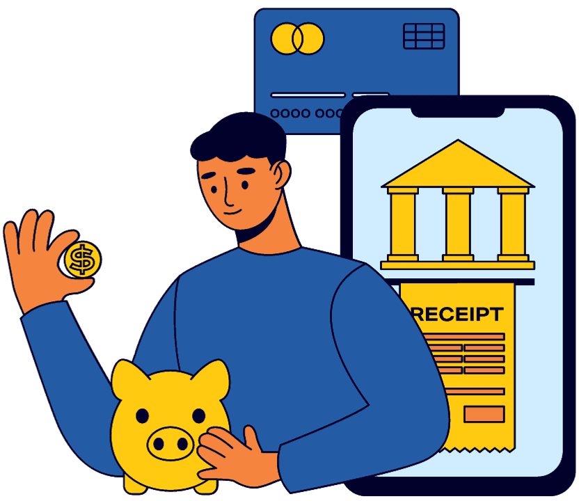 persona con moneda